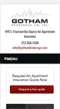 Mobile Screenshot of gothambrokerage.com